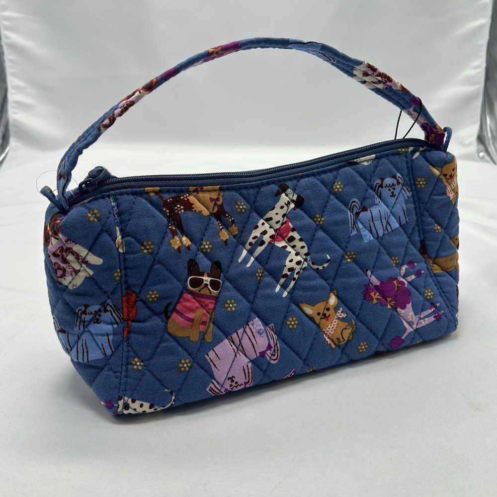 Vera Bradley Women's Cotton Mini Slouchy Crossbody Bag Bark Park NWT